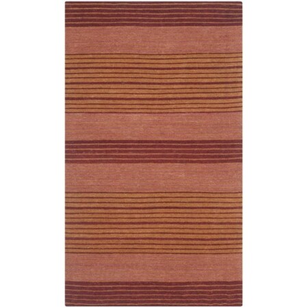 Safavieh Marbella Hand Woven Medium Rectangle Rug- Rust- 5 x 8 ft. MRB285A-5